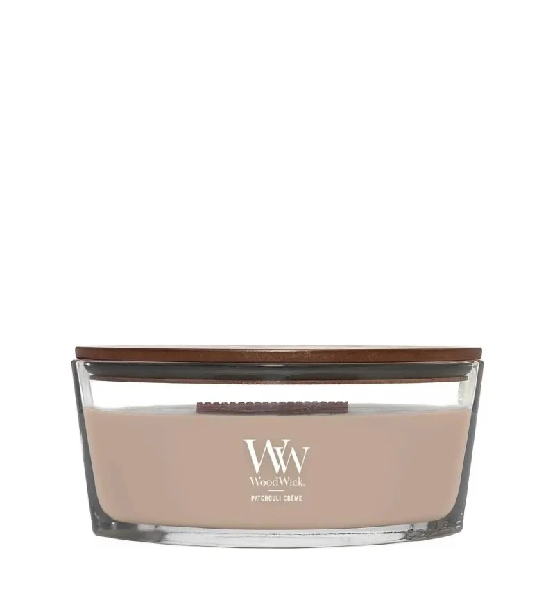 Patchouli Créme vonná sviečka s dreveným knôtom 453,6 g