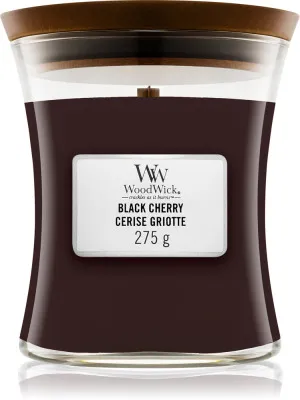 WoodWick Black Cherry vonná sviečka s dreveným knôtom pre ženy