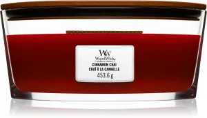 WoodWick Cinnamon Chai vonná sviečka s dreveným knôtom 453,6 g