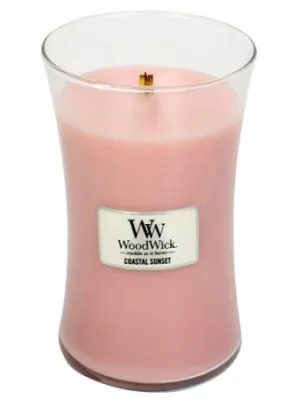 WoodWick Coastal Sunset vonná sviečka s dreveným knôtom 609,5 g