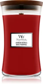 Crimson Berries vonná sviečka s dreveným knôtom 275 g