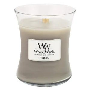 WoodWick Fireside vonná sviečka s dreveným knôtom 275 g