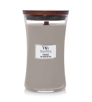 WoodWick Fireside vonná sviečka s dreveným knôtom 609,5 g