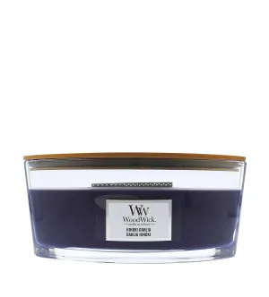 WoodWick Hinoki Dahlia vonná sviečka s dreveným knôtom 453,6 g