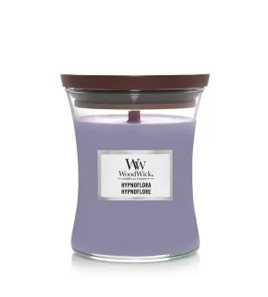 Woodwick Hypnoflora vonná sviečka s dreveným knôtom 275 g