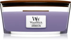 WoodWick Lavender Spa vonná sviečka s dreveným knôtom 453,6 g