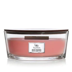 WoodWick Melon & Pink Quartz vonná sviečka s dreveným knôtom 453,6 g