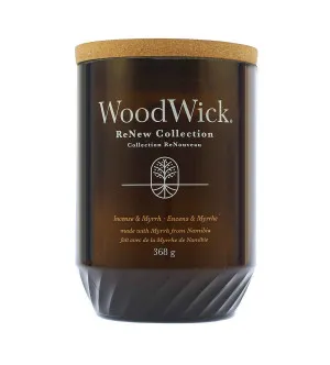 WoodWick ReNew Incense & Myrrh sviečka veľká 368 g