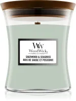 Sagewood & Seagrass vonná sviečka s dreveným knôtom 275 g