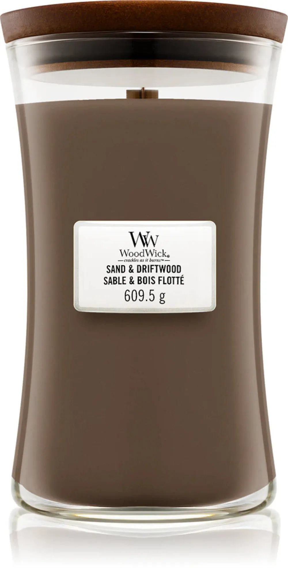 Sand & Driftwood vonná sviečka s dreveným knôtom 275 g