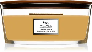 WoodWick Seaside Mimosa vonná sviečka s dreveným knôtom 453,6 g
