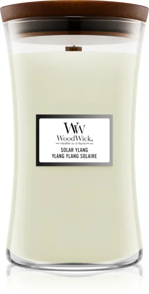 WoodWick Solar Ylang vonná sviečka s dreveným knôtom 609,5 g