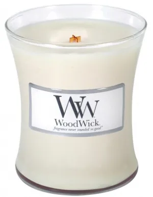 WoodWick Vanilla Bean vonná sviečka s dreveným knôtom pre ženy