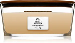 WoodWick Vanilla Bean vonná sviečka s dreveným knôtom 453,6 g