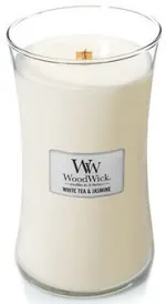 White Tea & Jasmine vonná sviečka s dreveným knôtom 609,5 g
