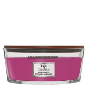 WoodWick Wild Berry & Beets vonná sviečka s dreveným knôtom 453,6 g