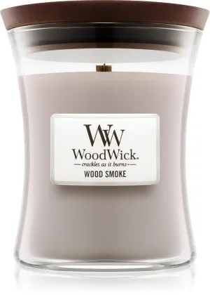 WoodWick Wood Smoke vonná sviečka s dreveným knôtom pre mužov