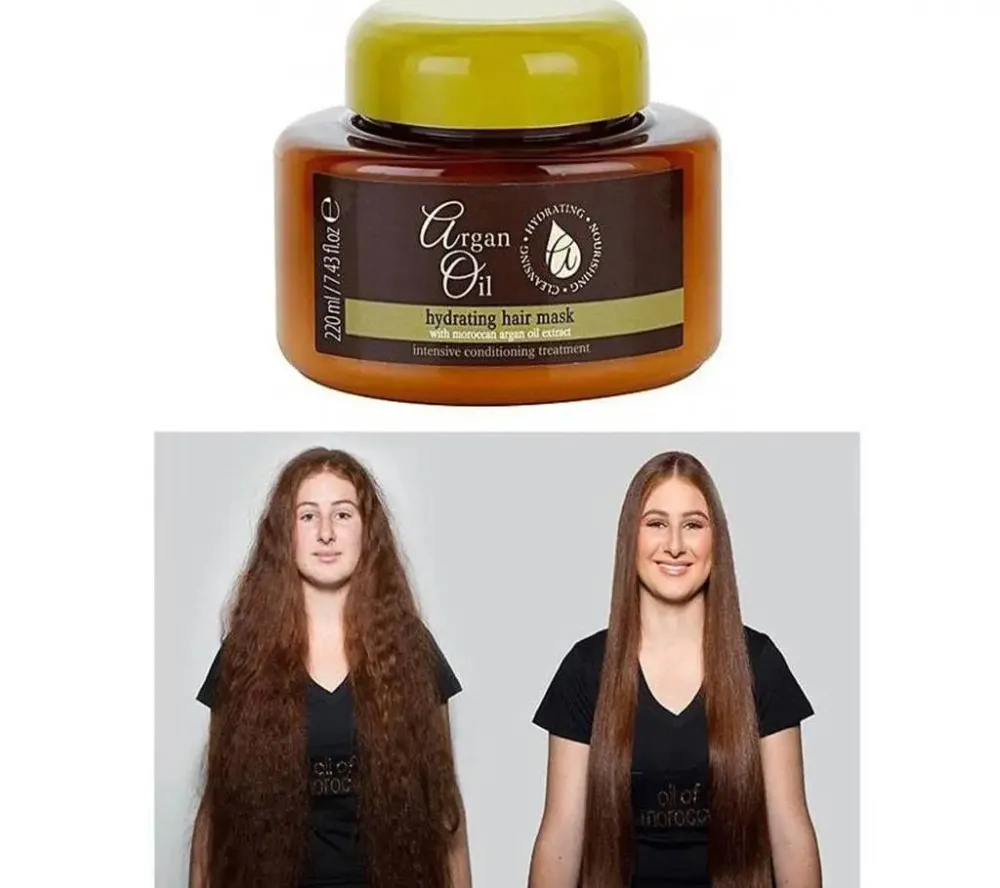Argan Oil vyživujúca maska na vlasy s arganovým olejom 220 ml