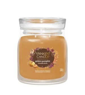 Yankee Candle Pumpkin Cinnamon Swirl signature sviečka stredná 368 g