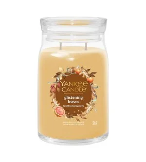 Yankee Candle Glistening Leaves signature sviečka veľká 567 g