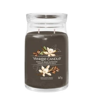 Yankee Candle Signature Vanilla Bean Espresso vonná sviečka 567 g