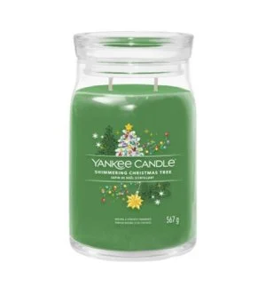 Yankee Candle Shimmering Christmas Tree signature sviečka veľká 567 g