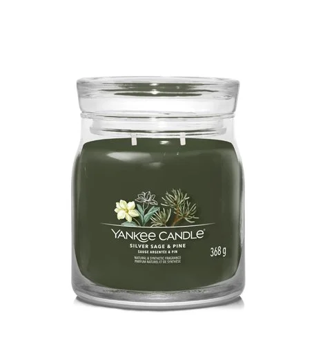 Silver Sage & Pine signature sviečka stredná 368 g