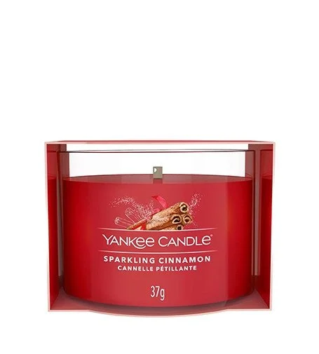 Sparkling Cinnamon votívna sviečka v skle 37 g