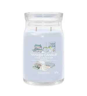 Yankee Candle A Calm & Quiet Place signature sviečka veľká 567 g