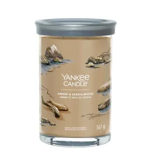 Yankee Candle Amber & Sandalwood signature tumbler veľký 567g