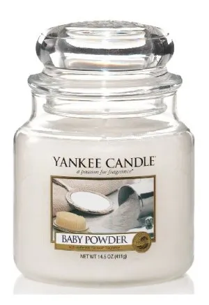 Yankee Candle Baby Powder vonná sviečka 411 g