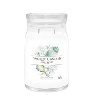 Yankee Candle Baby Powder signature sviečka veľká 567 g