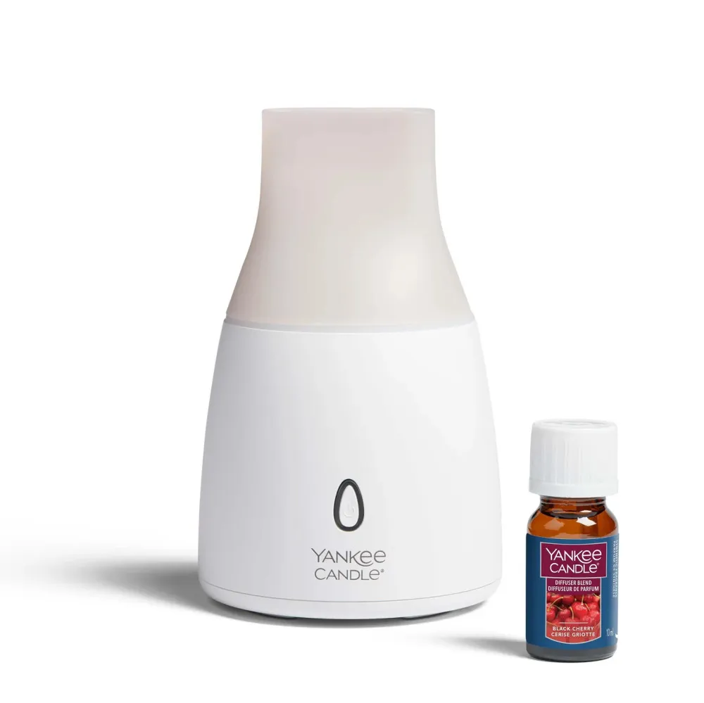 Black Cherry ultrazvukový aróma difuzér a vonný olej Yankee Candle Black Cherry ultrazvukový aroma difuzér a vonný olej