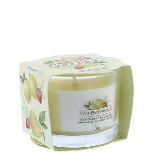Yankee Candle Iced Berry Lemonade votívna sviečka v skle 37 g