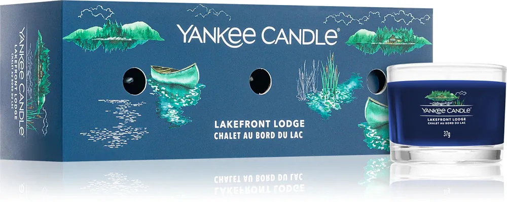 Lakefront Lodge votívna sviečka v skle 3 x 37 g 3x37 g