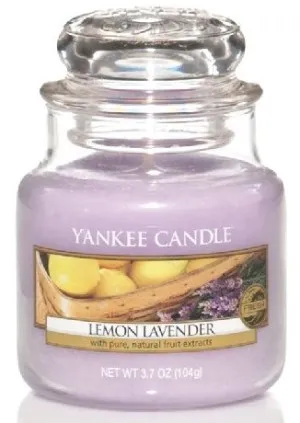 Yankee Candle Lemon Lavender vonná sviečka 104 g