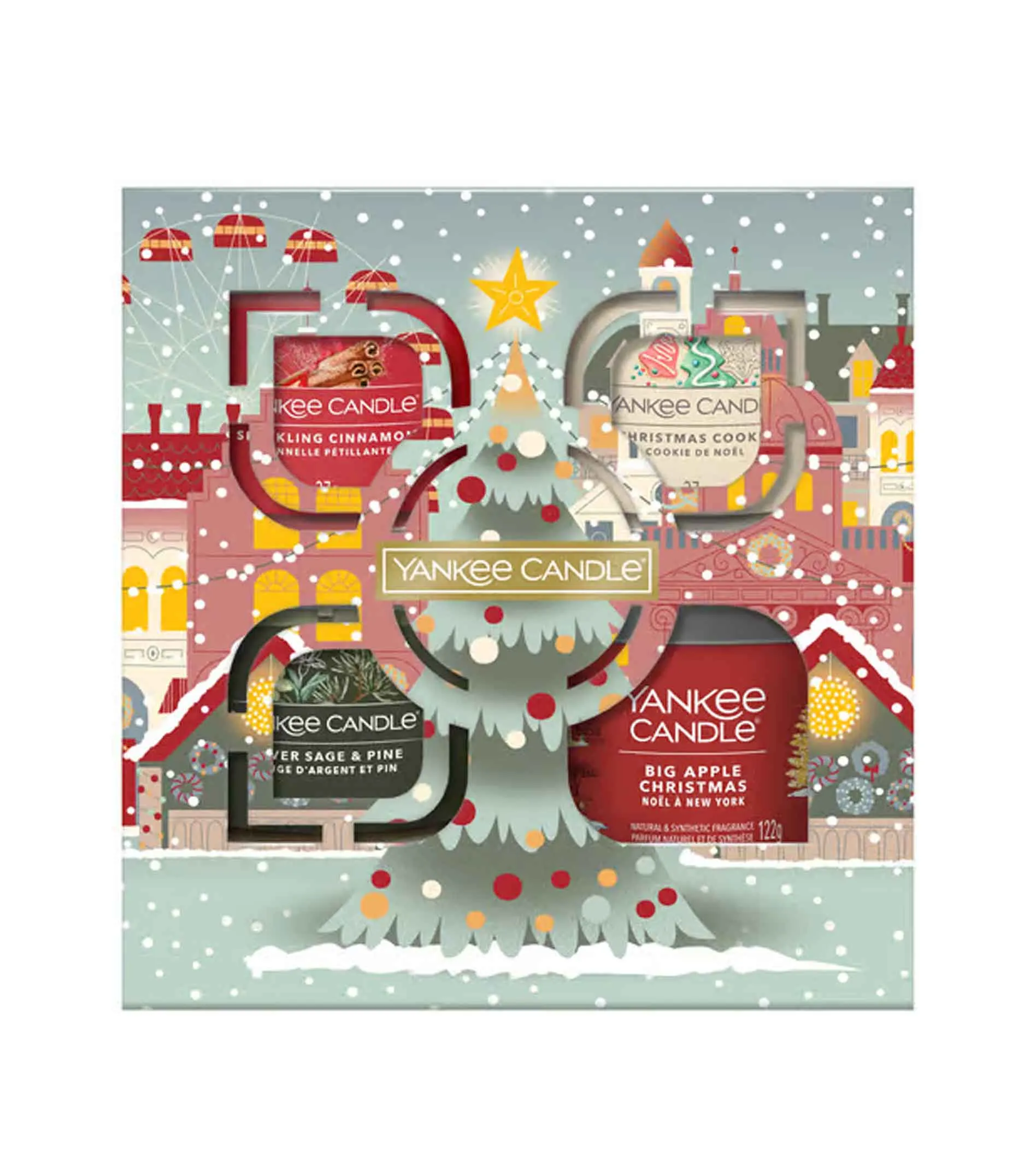 Passport to the Holidays darčeková sada tumbler malý 122 g + votívna sviečka 3x37 g Tumbler malý 122 g + votivní svíčka 3×37 g