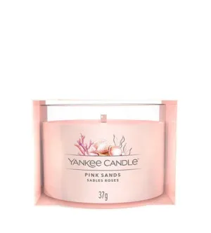 Yankee Candle Pink Sands vonná sviečka v skle 37 g