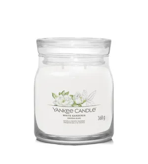 Yankee Candle Signature White Gardenia signature sviečka stredná 368 g