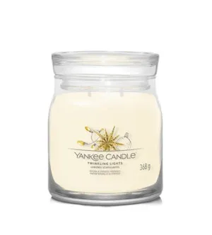 Yankee Candle Twinkling Lights signature sviečka stredná 368 g