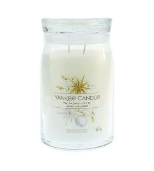 Yankee Candle Twinkling Lights signature sviečka veľká 567 g