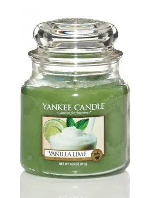 Yankee Candle Vanilla Lime vonná sviečka 411 g
