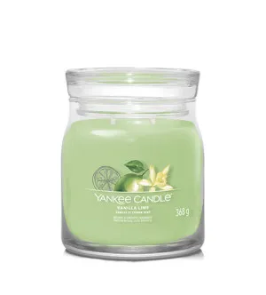 Yankee Candle Vanilla Lime signature sviečka stredná 368 g