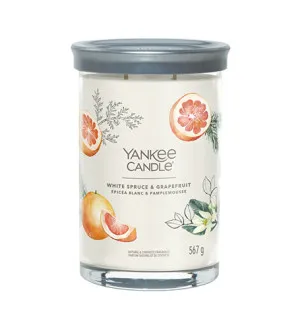 Yankee Candle White Spruce & Grapefruit signature tumbler veľký 567 g