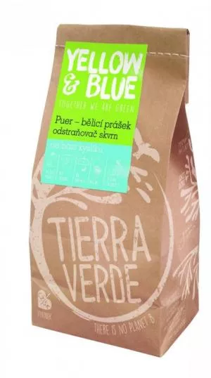 Tierra Verde Puer - bieliaci prášok na pranie (vrece 1 kg)