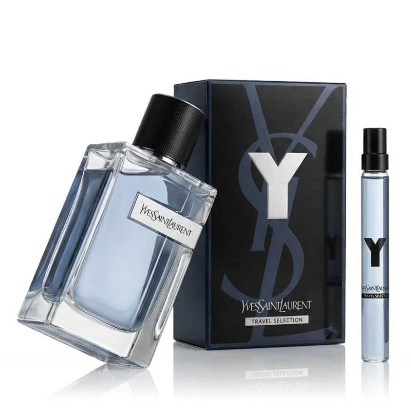Y Pour Homme plniteľný 100 ml + EDP MINI parfumovaná voda pre mužov 10 ml