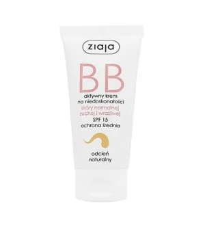 Ziaja BB krém normálna, suchá & citlivá pleť BB krém pre normálnu a suchú pleť SPF 15 Natural
