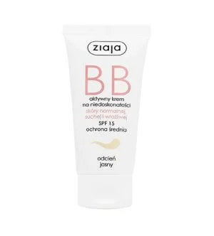 Ziaja BB krém pre normálnu, suchú a citlivú pleť BB krém pre normálnu a suchú pleť SPF 15 Light