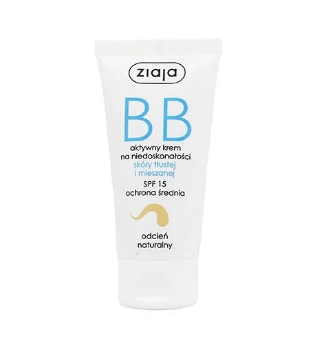 BB krém pre mastnú a zmiešanú pleť BB krém pre mastnú a zmiešanú pleť SPF 15 Natural 50 ml