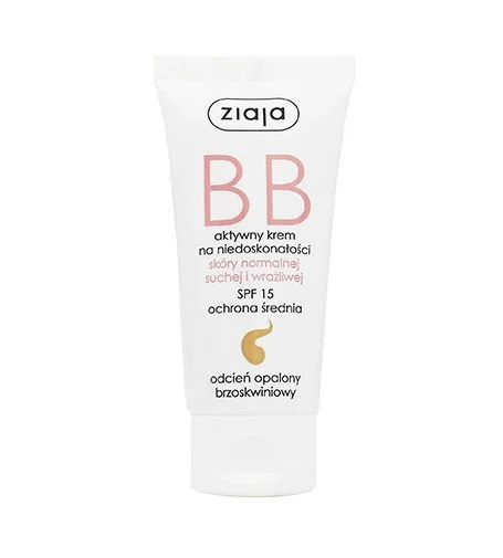 BB krém pre normálnu, suchú a citlivú pleť BB krém pre normálnu a suchú pleť SPF 15 Tmavý 50 ml